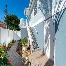 Upper 2nd entrance Left side of house.