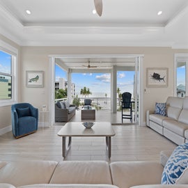 Just off the living room is your ocean view!