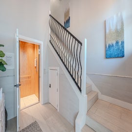 Entry Way with Elevator on first floor.