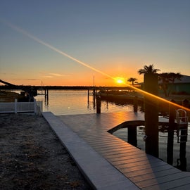 Sunrise views from the dock