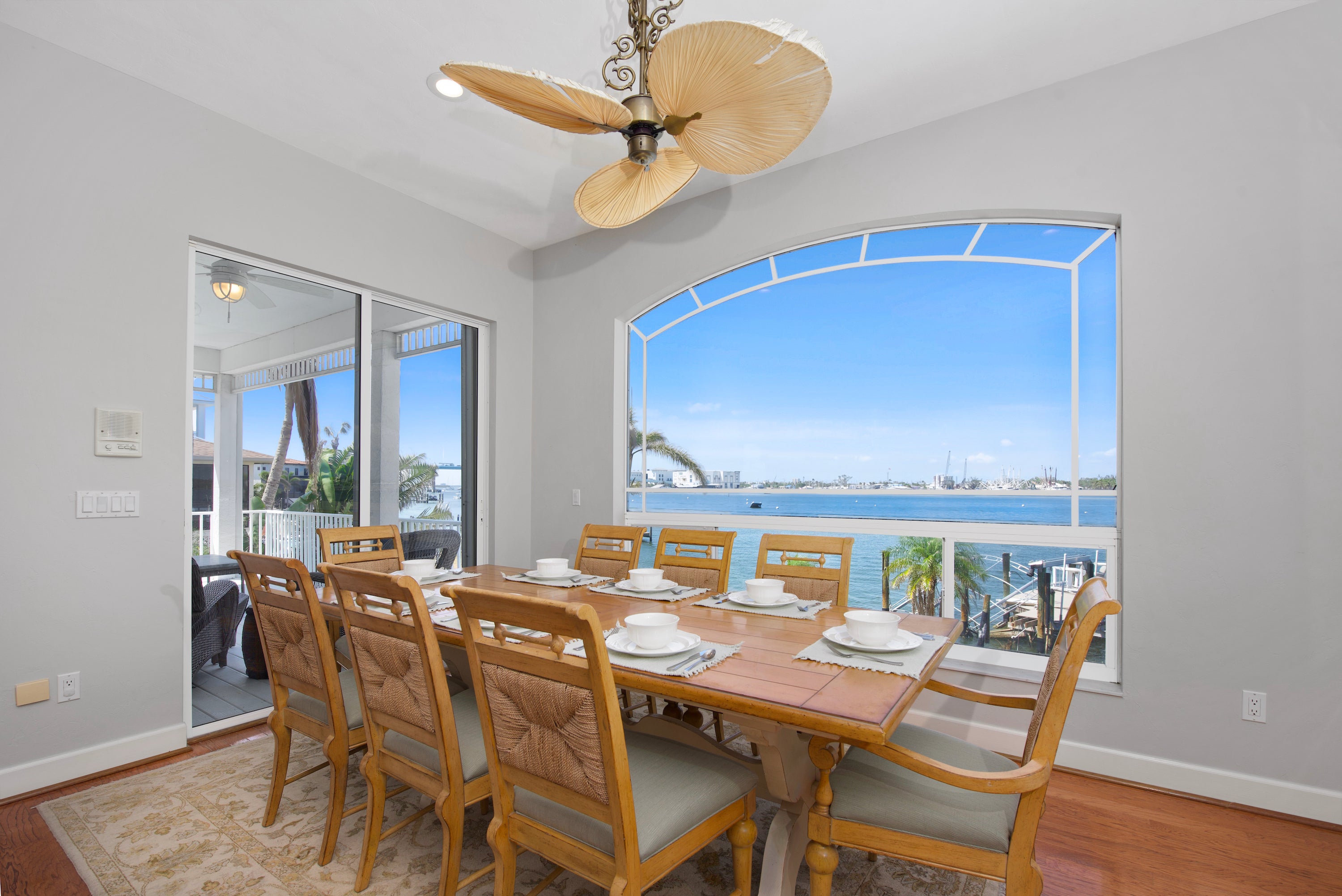 Dining Area with Bay View