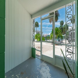 Unit C screened-in porch
