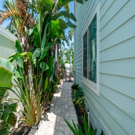 Walkway to pool.