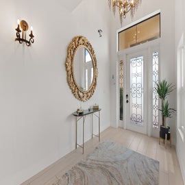 Entry way into the home.