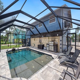 Enjoy a splash in this new pool!