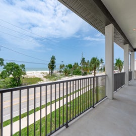 Just across the street from the beach!