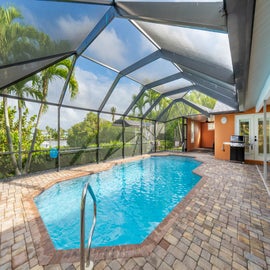 Screened in Pool Area