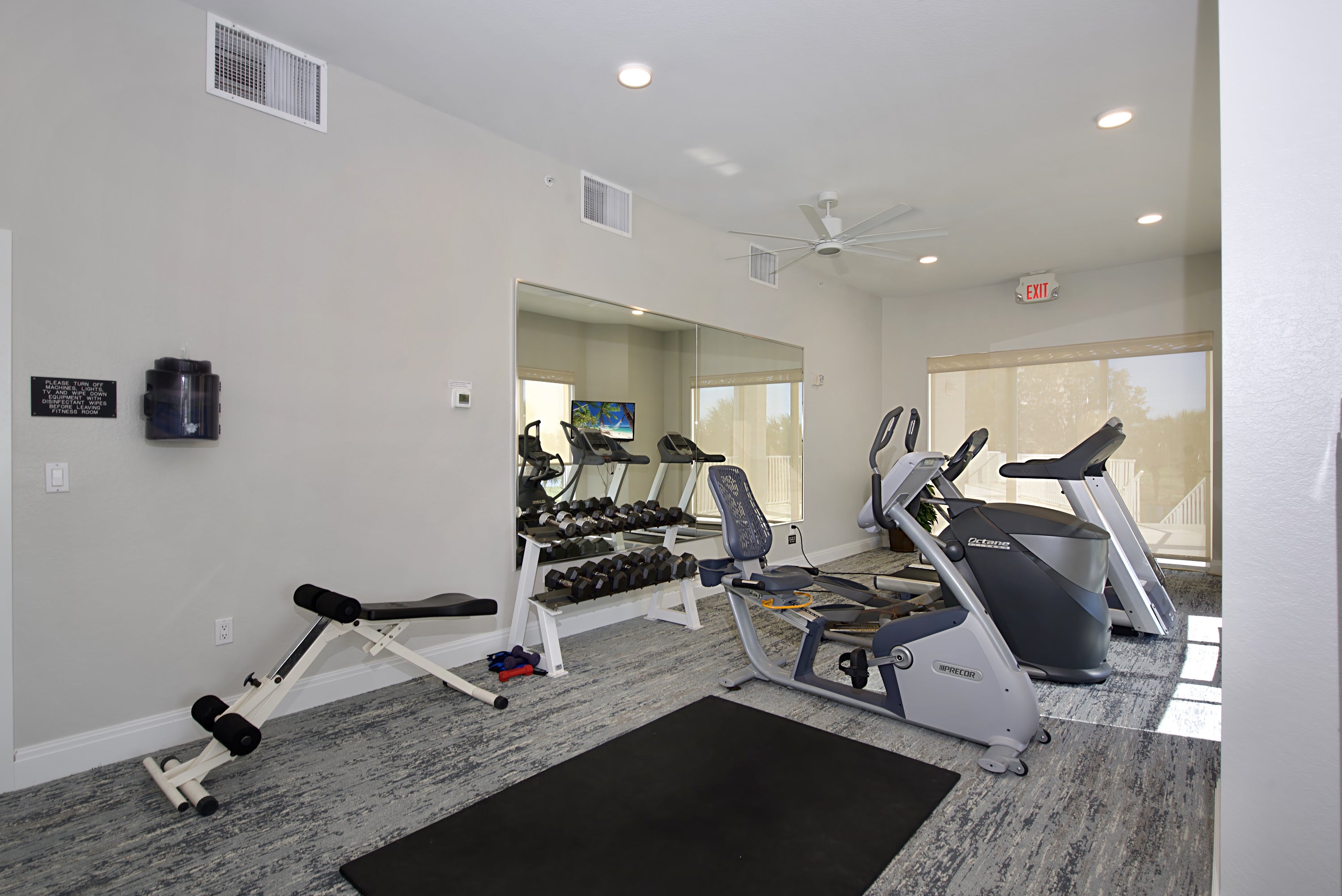 Fitness Room in building