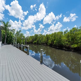 Great views from the dock! Get your rod ready!