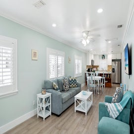 Lower level living area