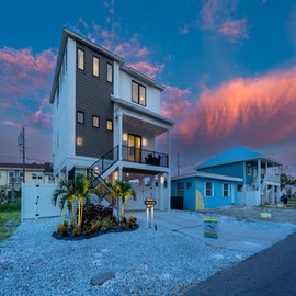 Sunset at  Mod Cottage!