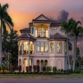 Twilight at Sabal Palms.