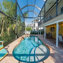 Dive into relaxation in your own private sparkling pool.