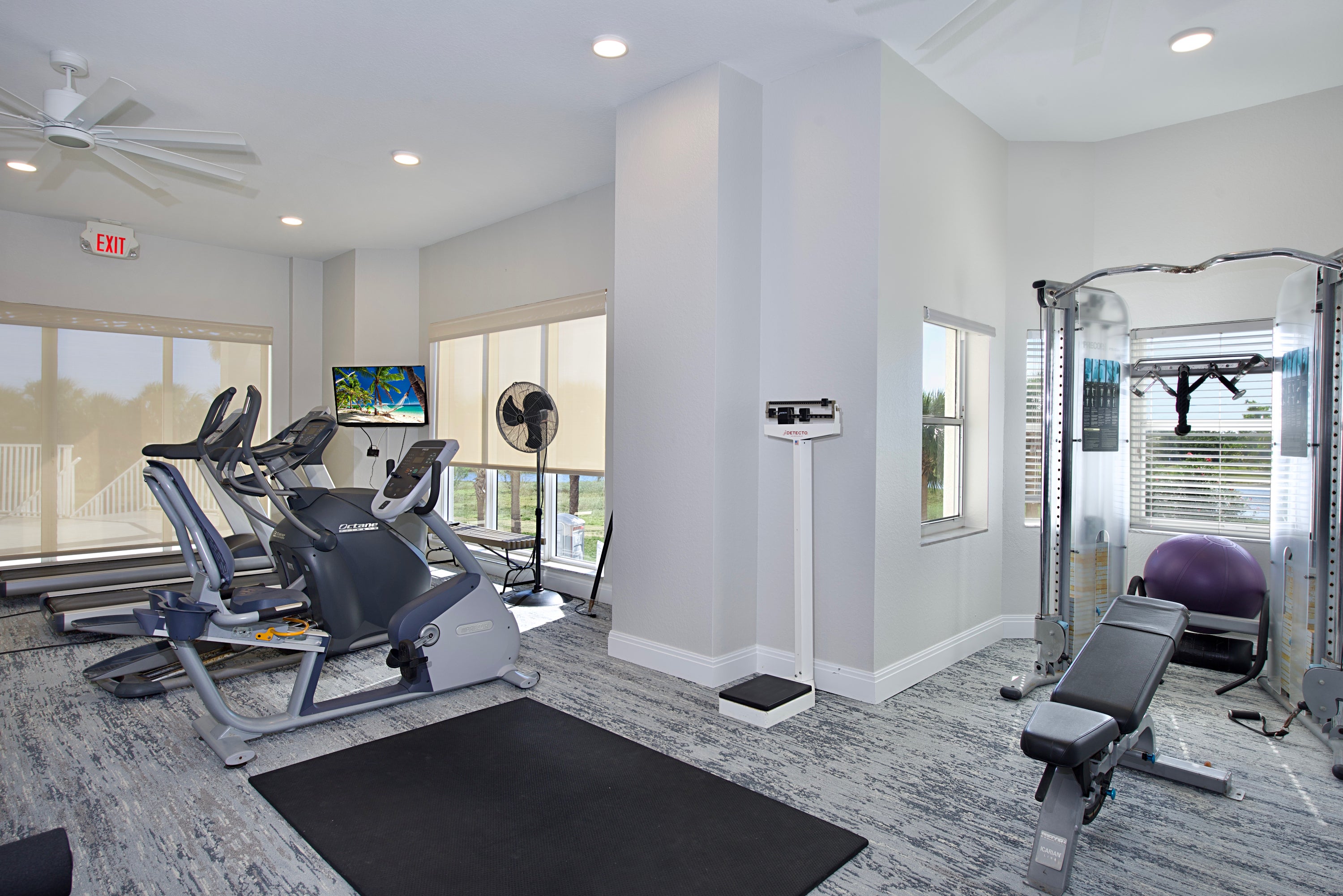 Fitness Room in building