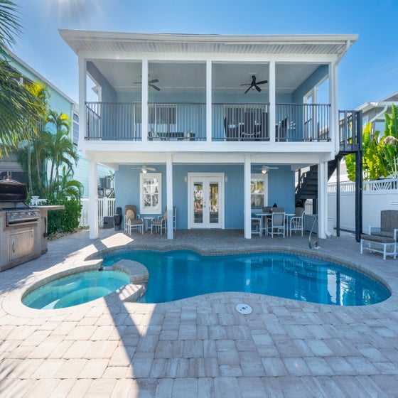 Beautiful, spacious Pool area.