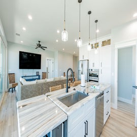 Light, open and airy kitchen