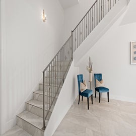 Staircase to all levels.
