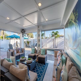 Lower Lounge Area off the Pool