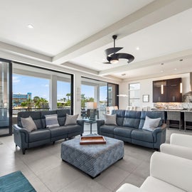 Beautifully designed open concept main living area