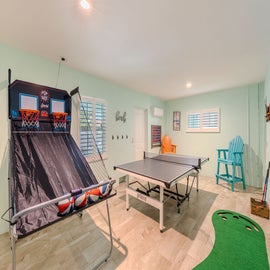 A game room for the whole crew to enjoy!