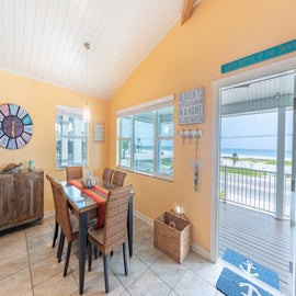 Enter into the dining area.