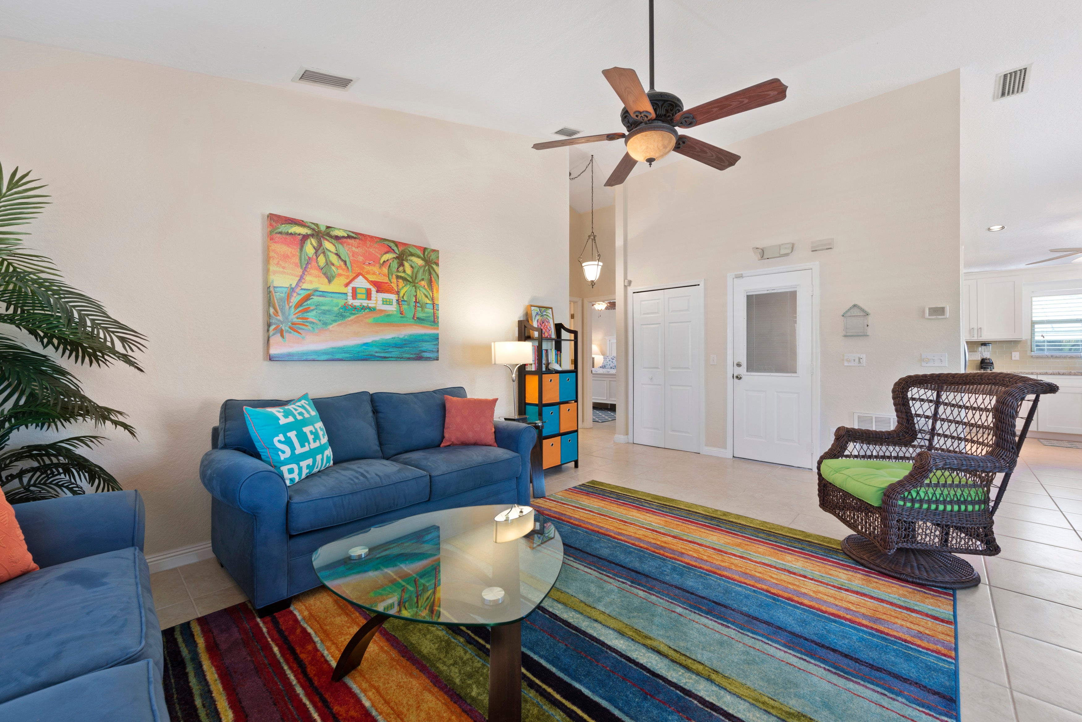 Living room with comfortable seating