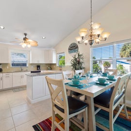 Dining area next to kitchen