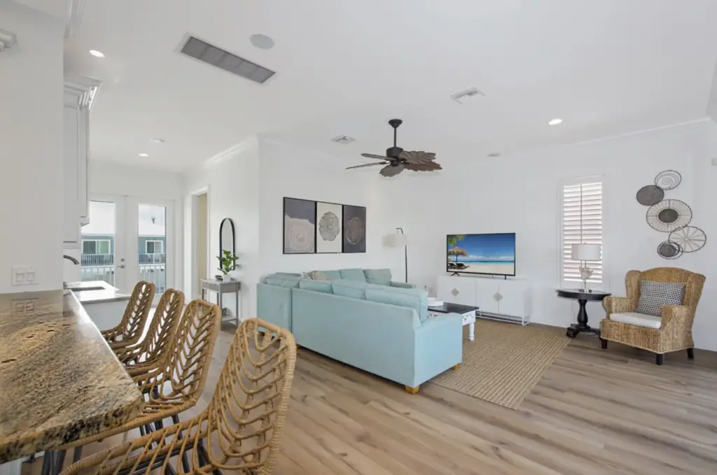 The inside of a Fort Myers Beach rental home