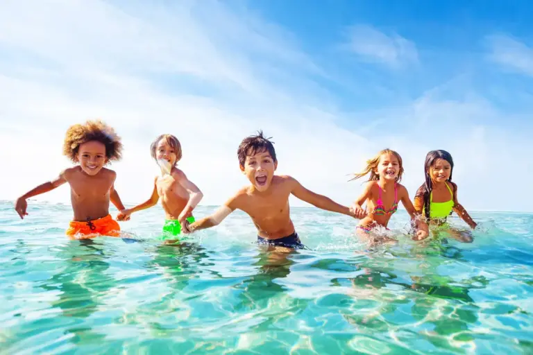 Kids-in-Water-on-Beach